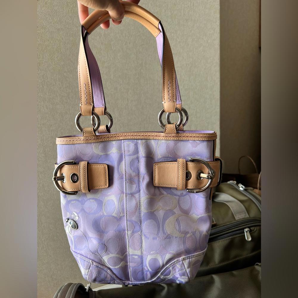 NWOT Coach Japan Exclusive With Bee In Silver Hardware